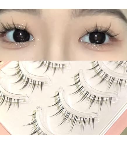 Amazon | Wendy & Charlie つけまつげ 自然つけまつげ 手作り高級繊維